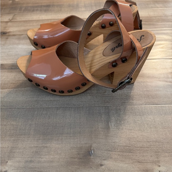 Free People Pasadena Clogs Wrap Ankle Women’s 40 EU 9.5 US - Picture 3 of 10